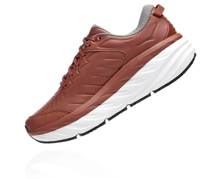 Hoka One One Koşu Ayakkabısı Erkek Kahverengi - Bondi Sr - TJ5697810